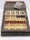 Vintage Speedball Calligraphy Pen Nibs Advertising Wood Glass Display Case