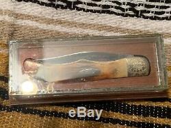 Vintage Stag Case XX USA 1976 American Bicentennial Knife with Wood display case