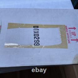 Vintage Toy Model Train Locomotive Wall Mount Wood Display Show Case & Tracks