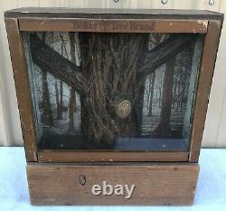 Vintage Tree Brand Boker Knife Wooden Countertop Display Case Advertising