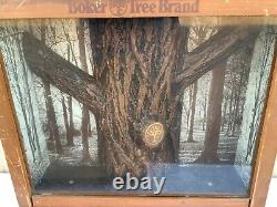 Vintage Tree Brand Boker Knife Wooden Countertop Display Case Advertising