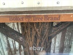 Vintage Tree Brand Boker Knife Wooden Countertop Display Case Advertising