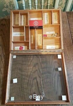 Vintage Willem II Cigars Shop Tabaconist Display Case Quirky Frame Memory Box