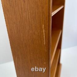 Vintage Wood Curio Display Case Cabinet Wall 4 Shelf Rack Holder 24x14.5
