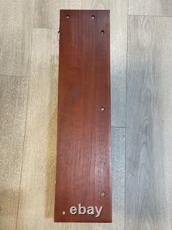Vintage Wood Curio Wall Shelf Display Case Cubby Arched Hanging Shadow Box Cup