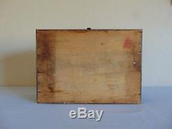 Vintage Wood Display Case Box Optometrist Eye Glasses Dove Tail Free Ship