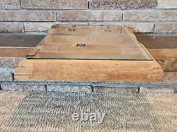 Vintage Wood Gillette Countertop General Store Advertising Display Case