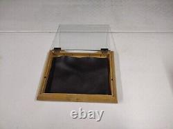 Vintage Wood Gillette Countertop General Store Advertising Display Case