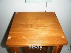 Vintage Wood & Glass Counter Top Store Display Doll Case 26 1/2X 11 X 11