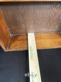 Vintage Wood & Glass Display Case medicine cabinet shadow box Wall Mount