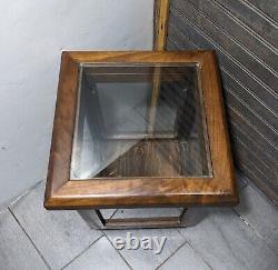 Vintage Wood & Glass Store Counter Display Case/Box Showcase Cabinet Vitrine