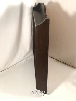Vintage Wood Wall Display Case Trinket Shelf Double Plexi Thimble Curio Cabinet