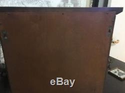 Vintage Wood and Glass Counter Display Case Cabinet
