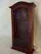 Vintage Wood And Glass Table Top Curio Display Case Cabinet