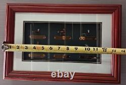 Vintage fishing flies In Wood Wall Mounting Display Case