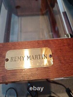 Vintage-remy Martin Louis XIII Wooden Display Case With Light And Lock