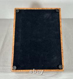 Vollmond Burl Wood Watch Winder Display Case 5 Watch Automatic Dual Direction