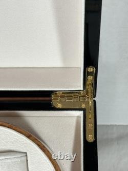 Vollmond Burl Wood Watch Winder Display Case 5 Watch Automatic Dual Direction