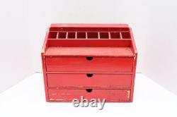 Vtg Ace Hardware Comb Wood General Store Counter Display Case Advertising Atq