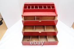 Vtg Ace Hardware Comb Wood General Store Counter Display Case Advertising Atq
