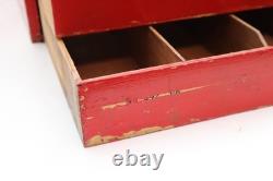 Vtg Ace Hardware Comb Wood General Store Counter Display Case Advertising Atq