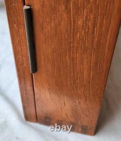 Vtg Asian Wall Hanging Display Curio Cabinet Shadow Box Wood Starter Pieces