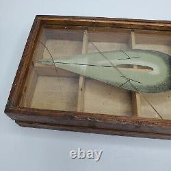 Vtg C. Howard Hunt Pen Co Wood Display Case Box & 115 Assorted Nibs R. Esterbrook