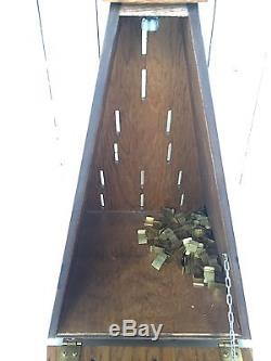 Vtg Great American Belt Buckle General Store Rotating Pyramid Wood Display Case