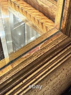 Vtg Horchow Creazioni Vitrine Italian Wood Display Case Curio Cabinet 1970 (2)