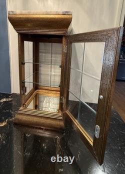 Vtg Horchow Creazioni Vitrine Italian Wood Display Case Curio Cabinet 1970 (2)