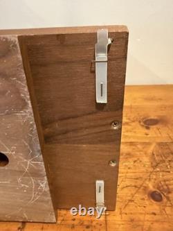 Vtg Krementz Countertop Jewelry Display Case Spinning Wood & AcrylicGREAT