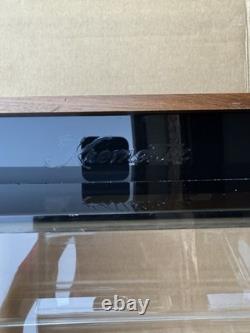 Vtg Krementz Countertop Jewelry Display Case Spinning Wood & AcrylicGREAT