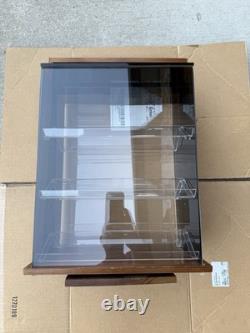 Vtg Krementz Countertop Jewelry Display Case Spinning Wood & AcrylicGREAT