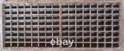 WOOD LETTERPRESS TRAY PRINTERS storage organizer DRAWER DISPLAY CASE 33 -1