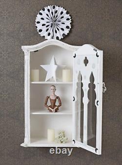 Wall Cabinet Showcase Hanging Display Gothic Wardrobe Wood Case