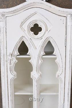 Wall Cabinet Showcase Hanging Display Gothic Wardrobe Wood Case