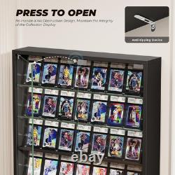 Wall Display Case with Glass Doors, Sports Card Display Case Wall Display Case with Glass Doors, Sports Card Display Case