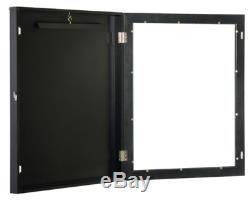 Wall Mount Jersey Memorabilia Shadow Box Display Case Lockable Latch 35x28 NEW