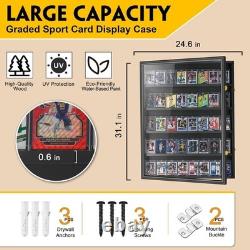 Wall Mounted 40 Card Collector's Cabinet