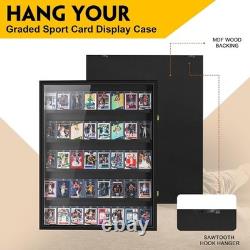 Wall Mounted 40 Card Collector's Cabinet