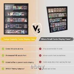 Wall Mounted 40 Card Collector's Cabinet