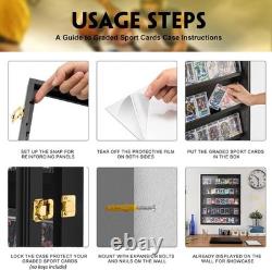 Wall Mounted 40 Card Collector's Cabinet