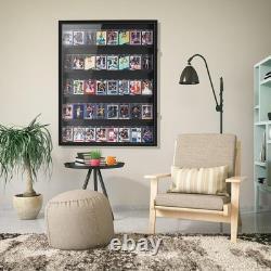 Wall Mounted 40 Card Collector's Cabinet