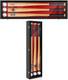 Wall-mounted Baseball Bat Display Case With Uv Protection Holds 3 Bats