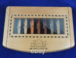 Walt Disney Concert Hall Wood Pen in Inlaid Display Case Set Music Notes