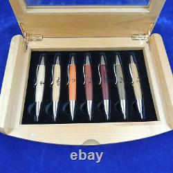 Walt Disney Concert Hall Wood Pen in Inlaid Display Case Set Music Notes