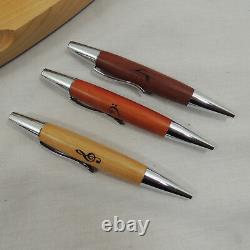 Walt Disney Concert Hall Wood Pen in Inlaid Display Case Set Music Notes