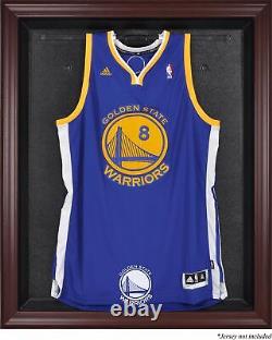 Warriors Mahogany Framed Team Logo Jersey Display Case Fanatics Authentic