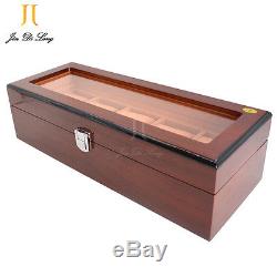 Watch Cases for Men 3 5 8 12 Slots Wood Storage Organizer Display Box Exquisite