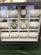 Watch Display Case With Glass Front/storage Drawers/ With Timex Indiglo Watches